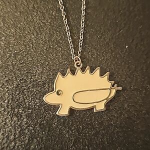 Hedgehog Pendant Necklace